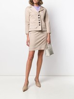 Thumbnail for your product : Louis Vuitton 2000's Pre-Owned Fitted Skirt Suit
