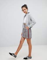 Thumbnail for your product : Hollister prince of wales checked mini skirt with side stripe