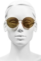 Thumbnail for your product : Ray-Ban Women's Highstreet 51Mm Round Sunglasses - Shiny Gunmetal