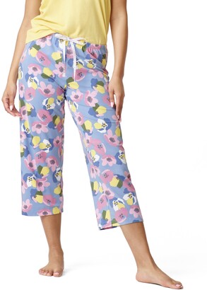 Hue Floral Modern Classic Pj Capri Pajama Pants
