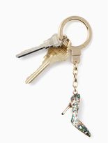 Thumbnail for your product : Kate Spade glitter shoe keychain