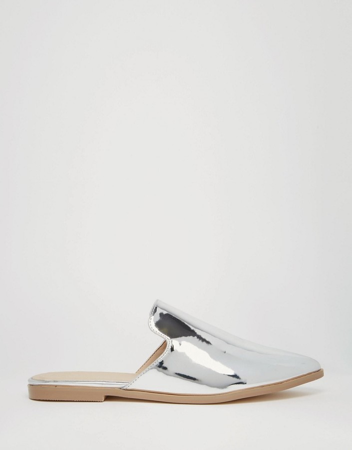 ASOS MONTANA Pointed Flat Mules - ShopStyle