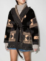 Thumbnail for your product : Alanui Icon belted-waist cardigan