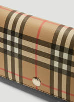 Thumbnail for your product : Burberry Vintage Check Canvas Wallet Bag in Beige