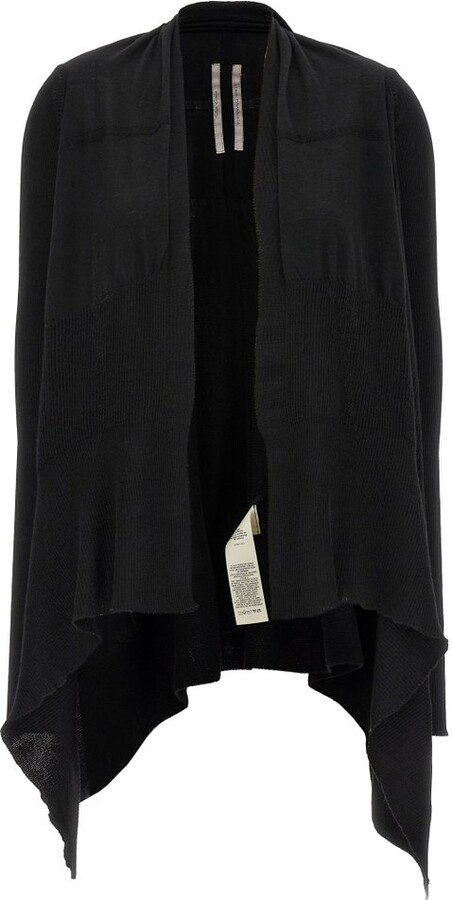 Rick Owens Medium Wrapped Knitted Cardigan