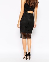 Thumbnail for your product : Lipsy Grid Pencil Skirt