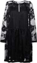 Thumbnail for your product : See by Chloe floral embroidered mesh dress