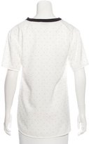 Thumbnail for your product : Balenciaga 2015 Crepe Embellished Top