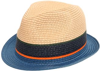 Paul Smith Pleated Paper Straw Panama Hat