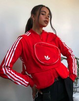Thumbnail for your product : adidas Ji Won Choi x Olivia track top with removable front pocket in red