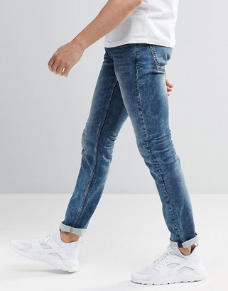 ONLY & SONS Slim Jog Jeans in Light blue Wash