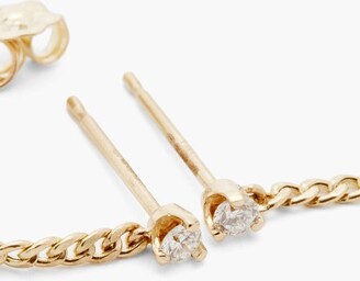 Zoë Chicco Diamond & 14kt Gold Drop Earrings