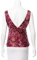 Thumbnail for your product : Miguelina Paisley Sleeveless Top
