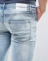 Thumbnail for your product : Solid Slim Fit Jeans In Light Blue Wash With Stretch