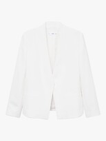 Thumbnail for your product : MANGO Structured Flowy Suit Blazer, White
