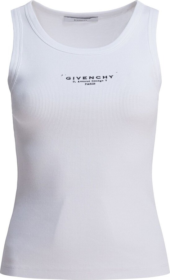 Givenchy Logo Printed Sleeveless Tank Top