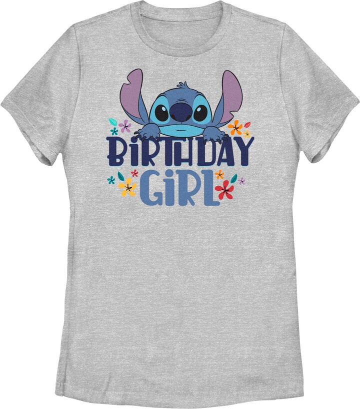 Women's Lilo & Stitch Birthday Girl Stitch Graphic T-Shirt