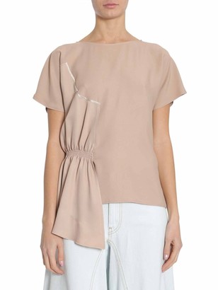 MM6 MAISON MARGIELA Ruffle Waist T-Shirt