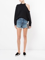 Thumbnail for your product : Alexander Wang High Rise Denim Shorts