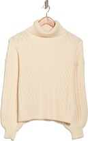Thumbnail for your product : T Tahari Cable Stitch Turtleneck Sweater