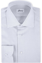Thumbnail for your product : Brioni Micro-check print single cuff shirt - for Men
