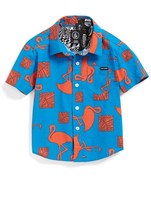 Thumbnail for your product : Volcom 'Pops' Short Sleeve Sport Shirt (Toddler Boys)