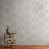 Thumbnail for your product : John Lewis & Partners Shimmering Trees Wallpaper, Grey