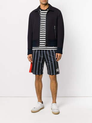 MSGM striped shorts
