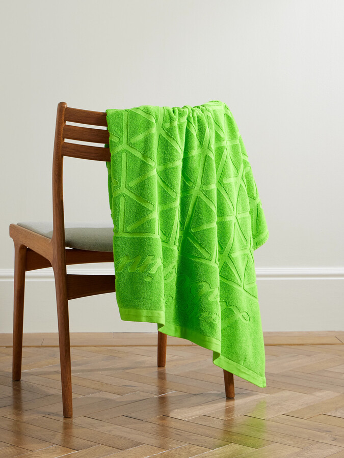 + Lamborghini Embossed Organic Cotton-Terry Beach Towel