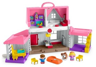 Fisher-Price Little People Big Helpers Home - Pink