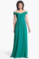 Thumbnail for your product : Erin Fetherston Erin by 'Clarisse' Front Twist Chiffon Gown