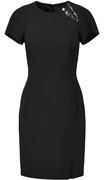 Thumbnail for your product : Emilio Pucci Embellished wool blend-crepe mini dress