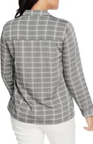 Thumbnail for your product : Chaus Yarn Dyed Plaid Two-Pocket Button Front Shirt