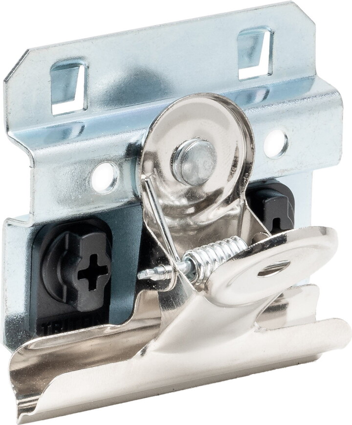 Triton Products 1/2 In. Capacity Steel Heavy-Duty Grip Clip Pegboard Hook for LocBoard, 3 Pack