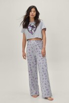 Thumbnail for your product : Nasty Gal Womens Disney Villains Pajama T-Shirt and Wide Leg trousers Set