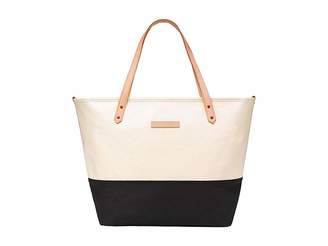 Petunia Pickle Bottom Glazed Color Block Downtown Tote