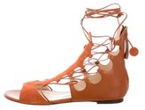 Thumbnail for your product : Etro Leather Lace-Up Sandals