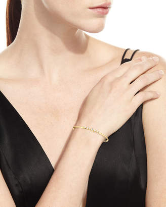 A. Link for Forevermark 18K Gold Bracelet with Diamond Bezels