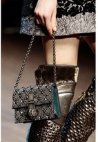 Thumbnail for your product : Dolce & Gabbana Lucrezia Embellished Wool Crepe Clutch