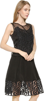 Thumbnail for your product : Milly Coupe Overlay Dress