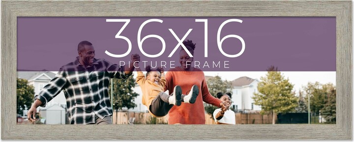 PosterPalooza 16x20 Distressed/Aged Complete Wood Picture Frame with UV  Acrylic, Foam Board Backing, & Hardware - ShopStyle
