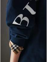 Thumbnail for your product : Burberry Logo Print Cotton Oversized Top