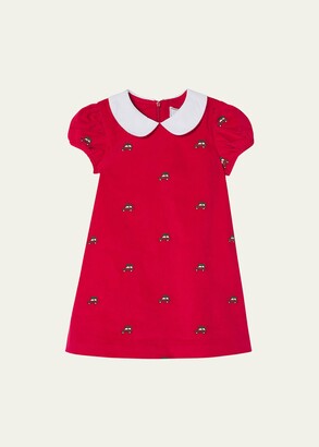 Classic Prep Childrenswear Girl's Paige Embroidered Dress, Size 6M-14Y