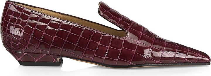 The Lincoln loafer, RED Crocodile