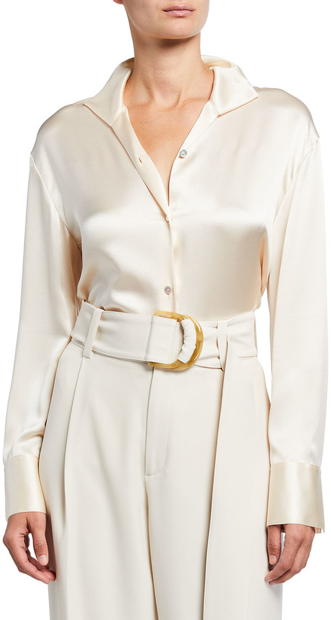 vince silk blouse sale
