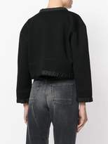 Thumbnail for your product : DSQUARED2 cropped drawstring sweatshirt