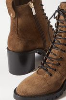 Thumbnail for your product : Jimmy Choo Cruz 65 Suede Boots - Beige