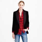 Thumbnail for your product : J.Crew Collection velvet shawl-collar tuxedo blazer