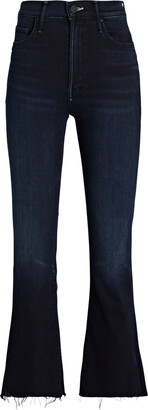 Mother The Insider Crop Step Fray Jeans