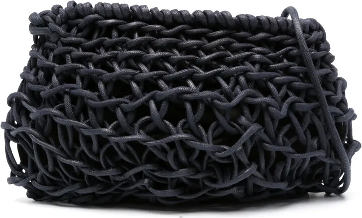 Alienina Cecilia woven shoulder bag